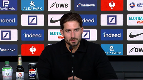 Kevin Trapp auf der Pressekonferenz