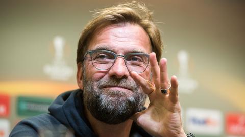 Jürgen Klopp bei einer Pressekonferenz