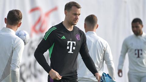 Manuel Neuer im Training des FC Bayern