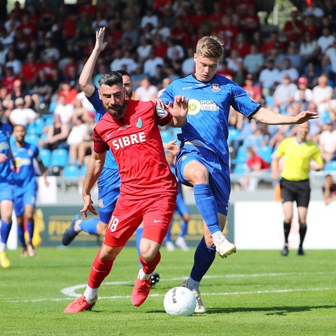 Steinbach Haiger und der FSV Frankfurt standen sich kürzlich im Hessenpokal-Finale gegenüber.