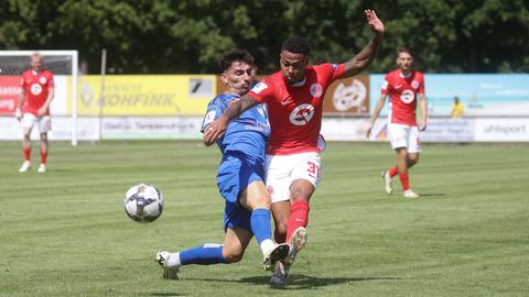 Ronny Marcos vom OFC im Spiel in Freiberg