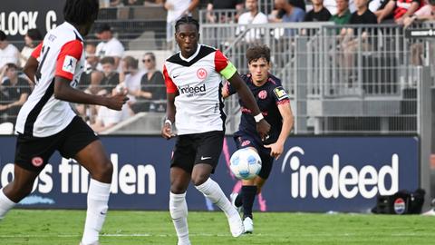 Hat bisher wenig Grund zum Jubeln: Eintracht-Talent Phinees Bonianga.