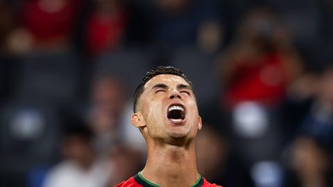Zum Verzweifeln: Portugals Cristiano Ronaldo.
