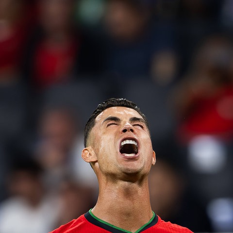 Zum Verzweifeln: Portugals Cristiano Ronaldo.