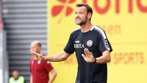 Nils Döring beim Testspiel gegen Metz. 