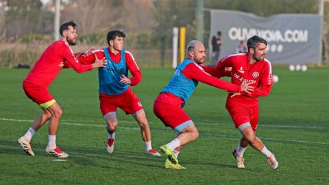 Im Trainingslager des SVWW geht es vor allem um die Defensivarbeit.