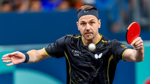 Timo Boll während seines letzten internationalen Auftritts.