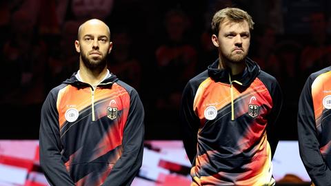 Der Frankfurter Tim Pütz (links) und sein Davis-Cup-Doppelpartner Kevin Krawietz.