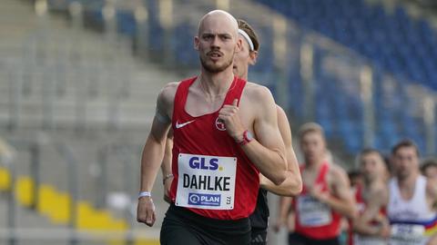 Jonathan Dahlke war bislang eher auf kürzeren Strecken unterwegs - wie hier über 5.000 Meter bei der Leichtathletik-DM.