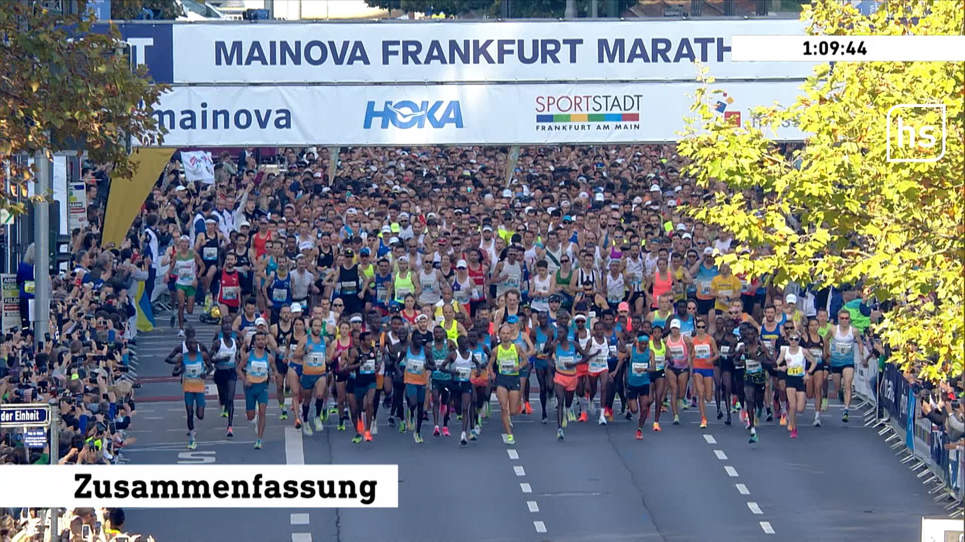 Frankfurt Marathon 2022 Höhepunkte im Video Video hessenschau.de