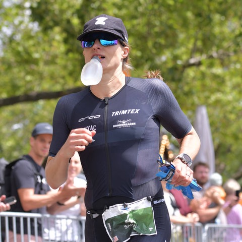 Sarah True beim Ironman Frankfurt
