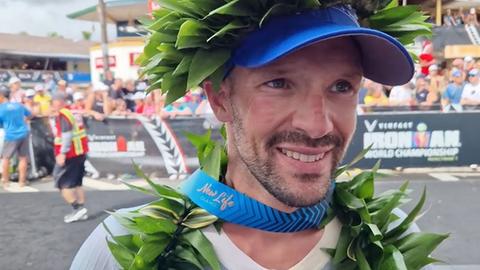 Patrick Lange nach dem Ironman Hawaii