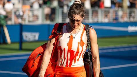 Andrea Petkovic nach ihrem Aus bei den US-Open