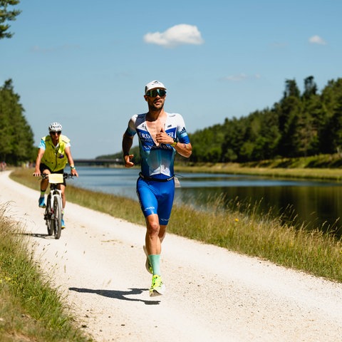 Patrick Lange bei der Challenge Roth vor einem Jahr.