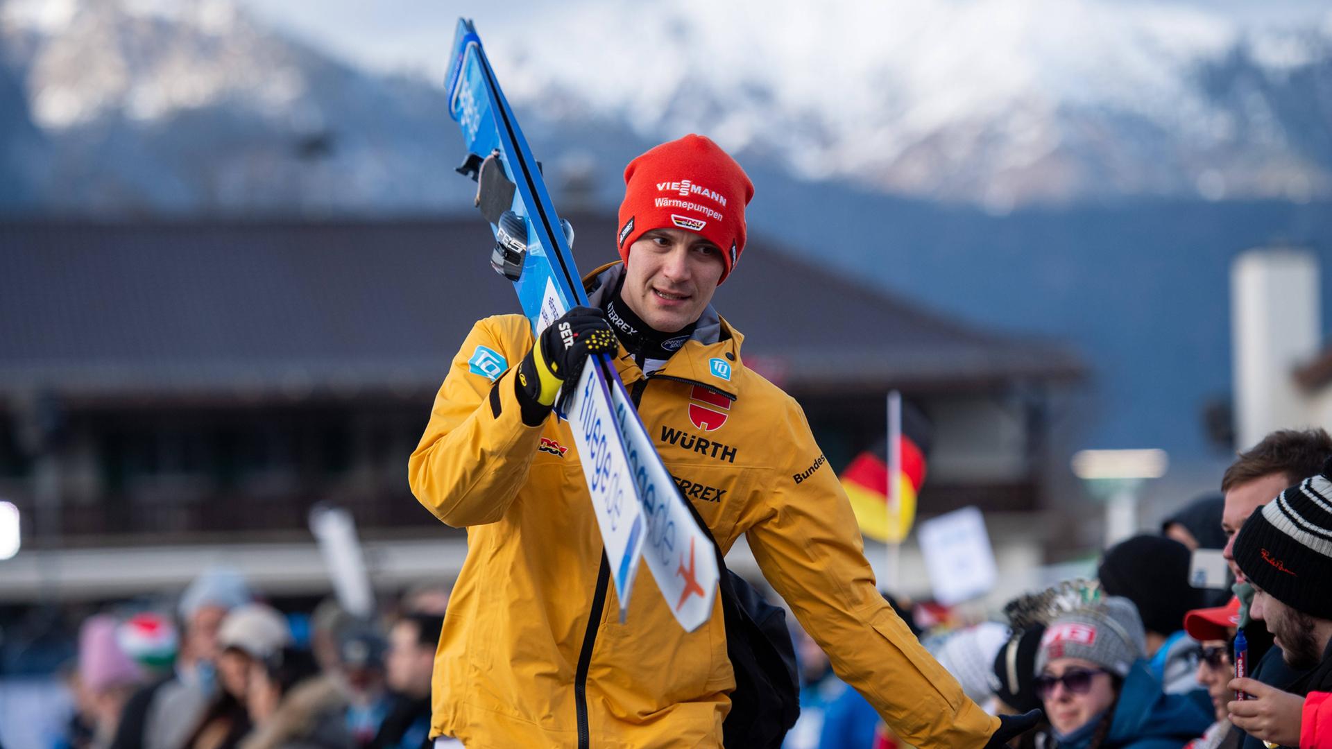 Skispringen Leyhe bringt Zimmerkollege Wellinger keinen Kaffee ans