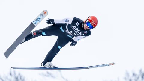 Stephan Leyhe beim Weltcup in Willingen im vergangenen Jahr