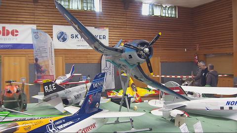 Flugzeugmodell-Ausstellung