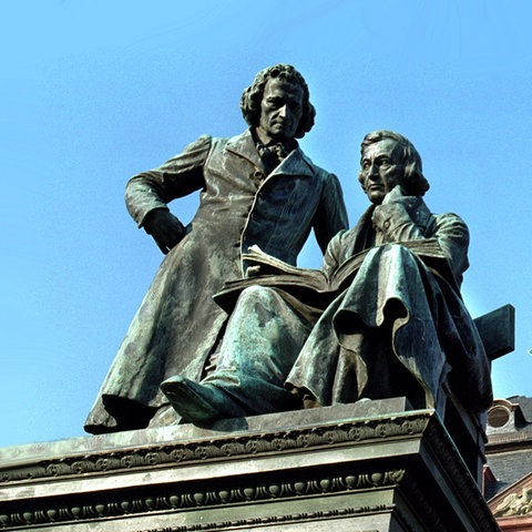 Gebrüder Grimm Denkmal in Hanau