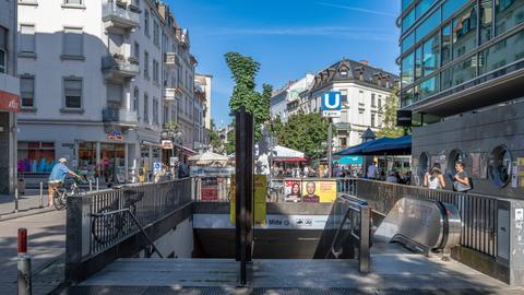 Die Berger Straße in Frankfurt