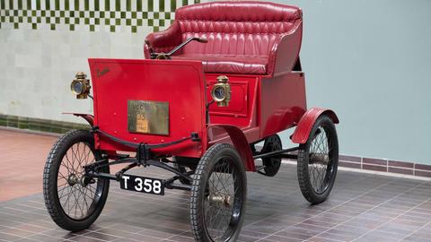 Oldtimer, historisches Elektroauto, Lems 1903