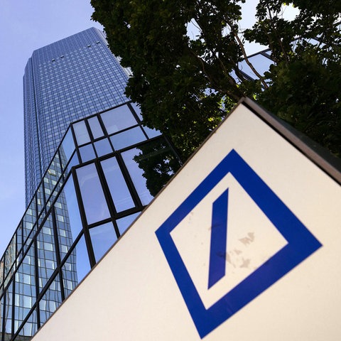 Deutsche Bank Zentrale in Frankfurt.